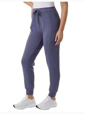 32 Degrees‎ Heat Women's Blue Soft Tech Fleece Jogger Pants Size Large NWOT
